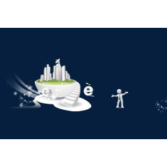 网页设计创意科技商务元素