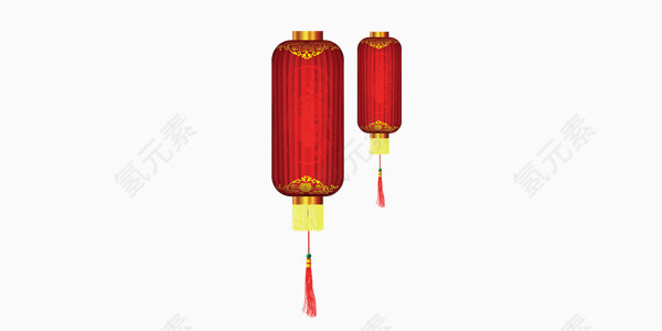 红色喜庆灯笼