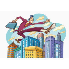 跨越城市的上班族