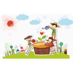 儿童乐园矢量素材