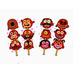 个性卡通糖果串串