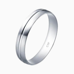 周大福PT990铂金戒指