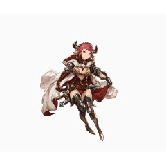 有两个小牛角的女生