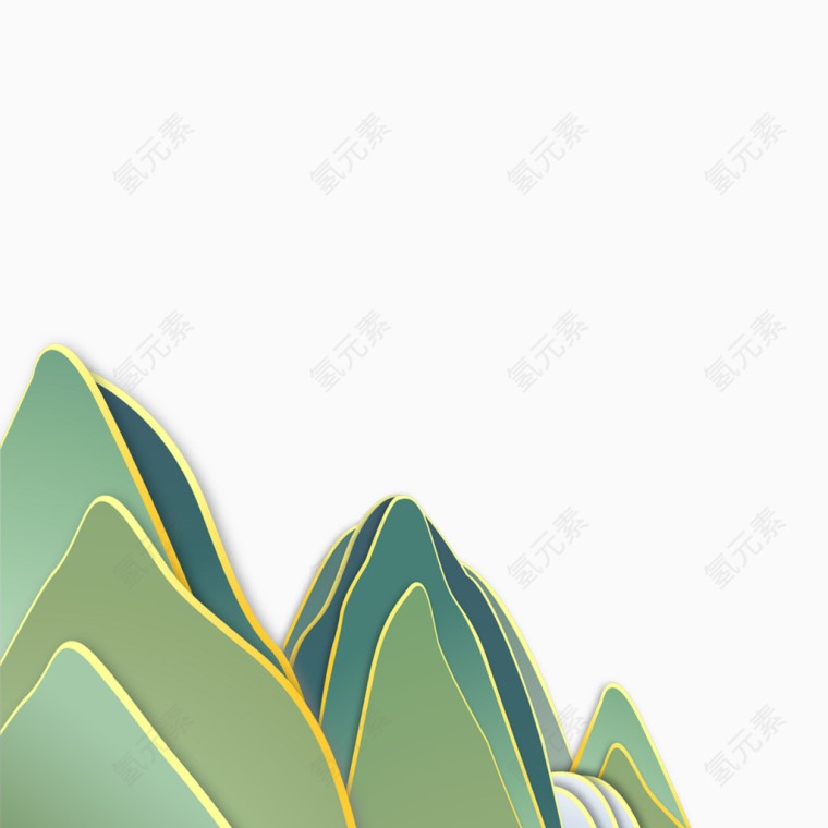 高山图案