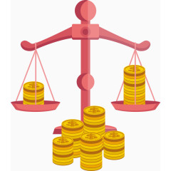 矢量天平里的金币