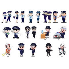 卡通警察