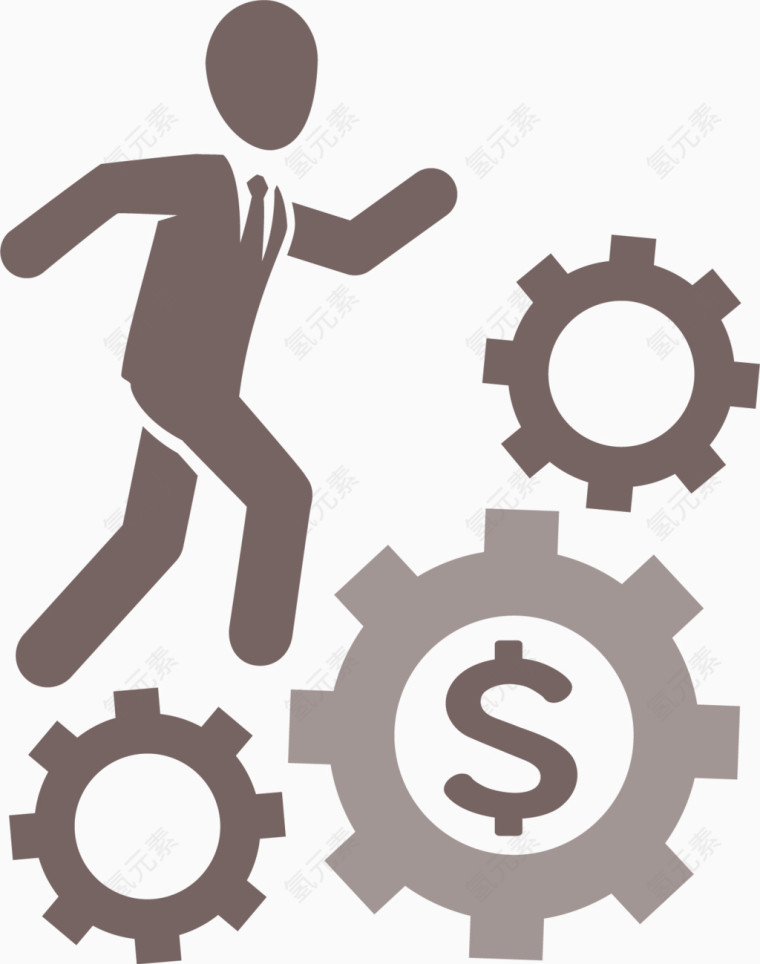 扁平人物，淘宝素材，扁平元素