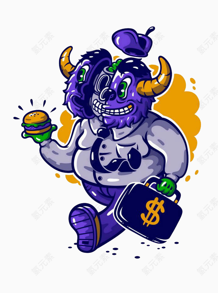 创意设计大牛汉堡