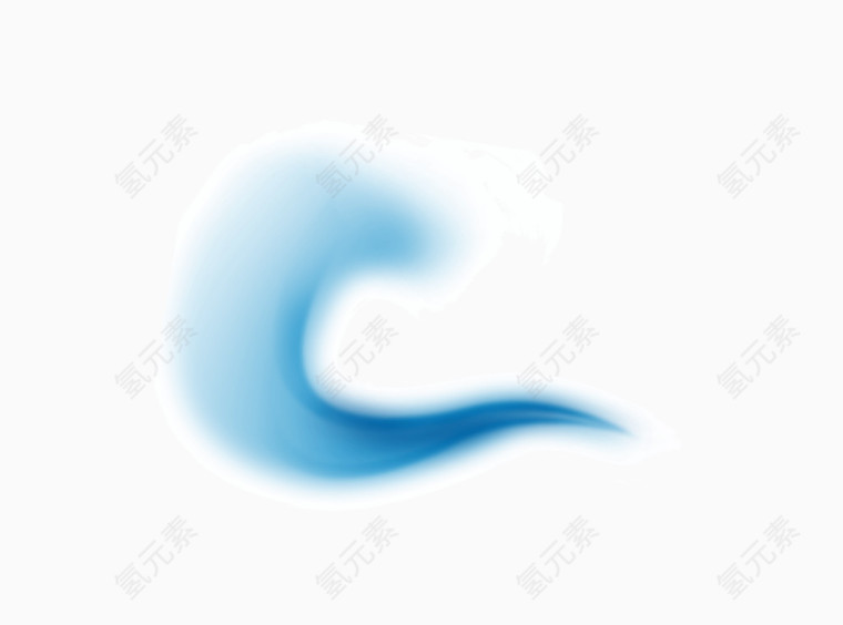 柔和渐变淡绿色抽象图形