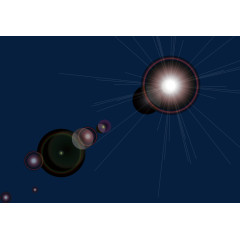 光效光晕太阳光