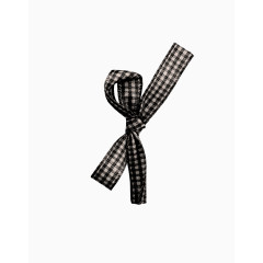 黑色蝴蝶结布条