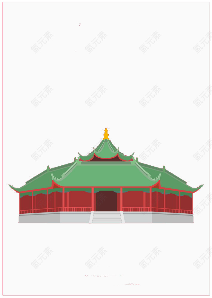 扁平化中国建筑