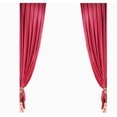 红色窗帘