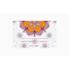 民族风花纹底纹图案