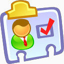 水晶风格卡通图标