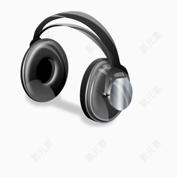 耳机  黑色  音乐