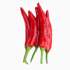 一堆红色的辣椒