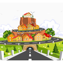 h5素材旅游建筑