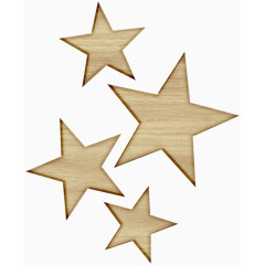 木质五角星