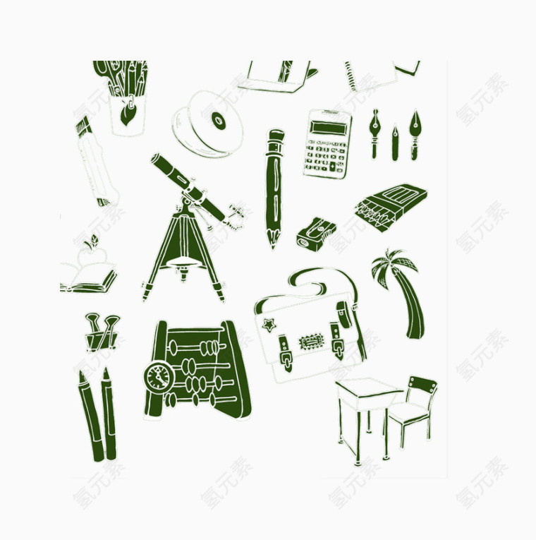 手绘教学用品