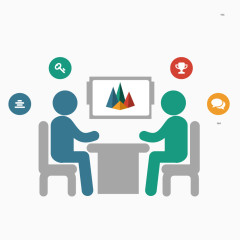 矢量商务人物会议素材