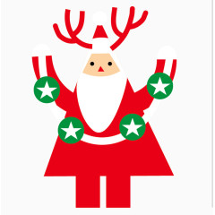 扁平化圣诞老人