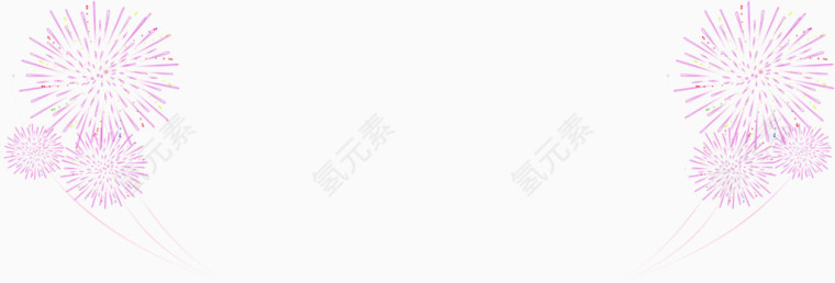 紫色礼花庆典开业