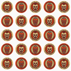 创意设计骷髅标签