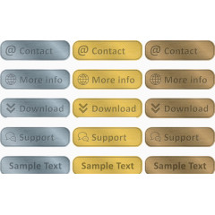 金属按钮免扣素材