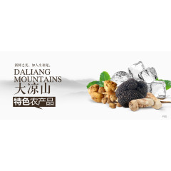 大凉山特色农产品宣传海报