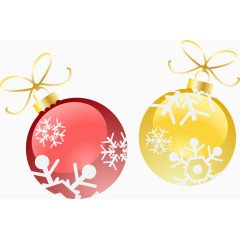 彩色灯球装饰素材