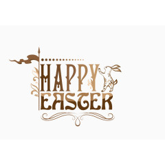 欧式复活节艺术字