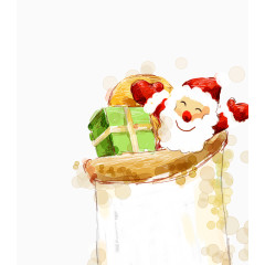 元旦喜庆的老爷爷