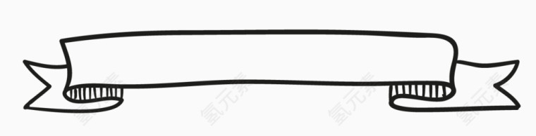 手绘黑白装饰画