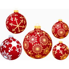 圣诞球装饰元素