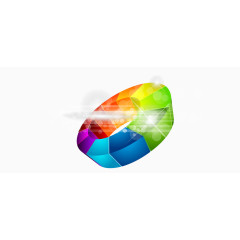 矢量立体圆形模块