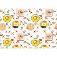 卡通满汉全席日本菜