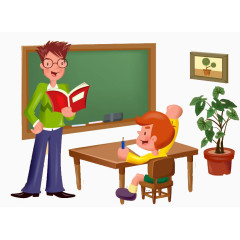 教室上课的学生