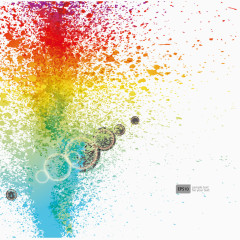 时尚喷溅背景设计矢量素材