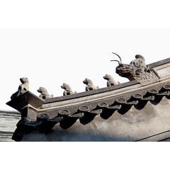 中式屋檐免费下载