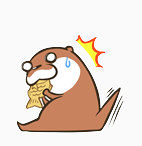 水獭卡通表情包