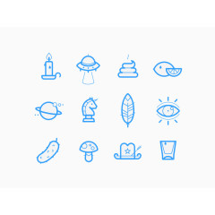 扁平化网页设计图标