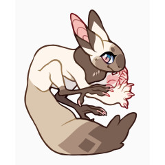 矢量魔界小兔子