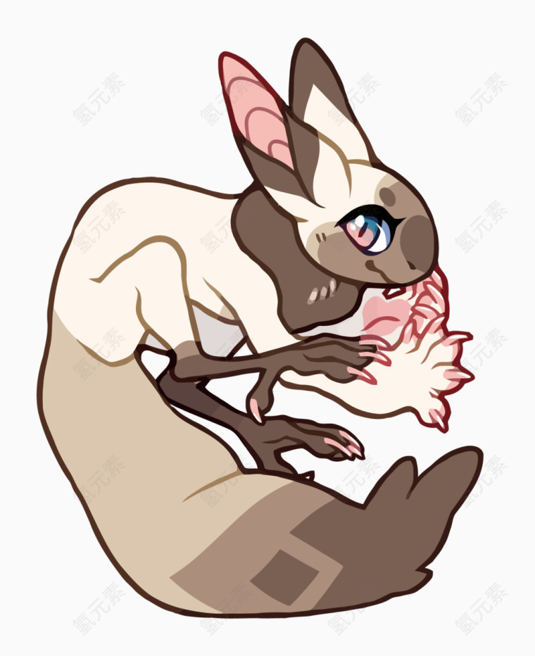 矢量魔界小兔子