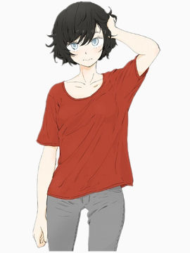 手绘女孩
