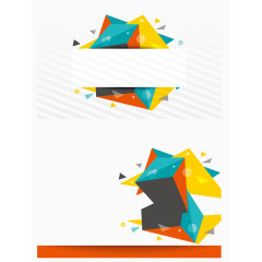 矢量创意画册图案设计