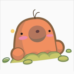 呆萌地鼠图片素材