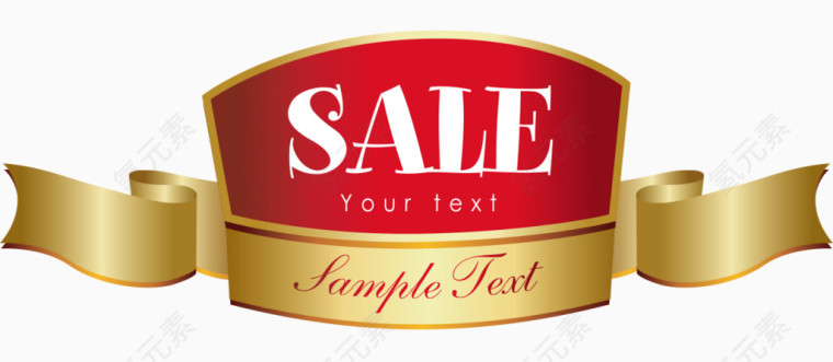 矢量徽章标签sale欧式