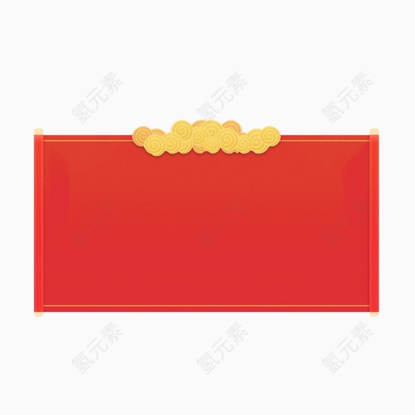 红色底框