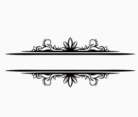 欧式底纹花纹边框